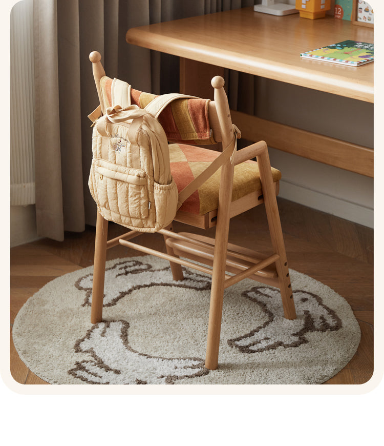 Beech Solid Wood Children's Adjustable Learning Chair