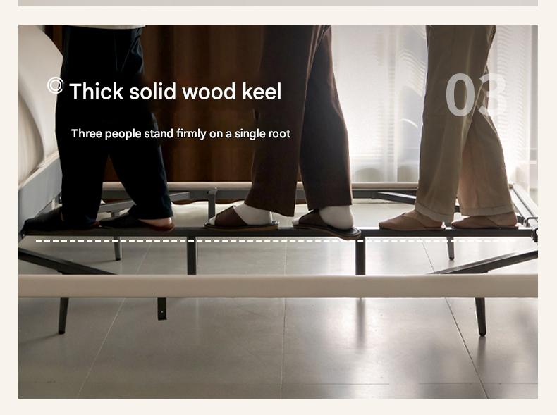 Suspension technology fabric.bed,leather bed with light