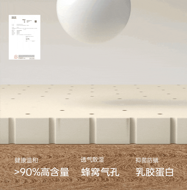 Zero-Glue Certified Natural Latex and Jute Mattress — Spring, Firm, Thick 22 cm