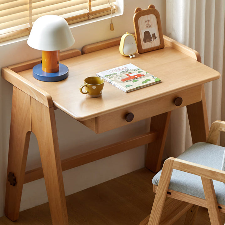 Beech pure Solid Wood Children's Study Table