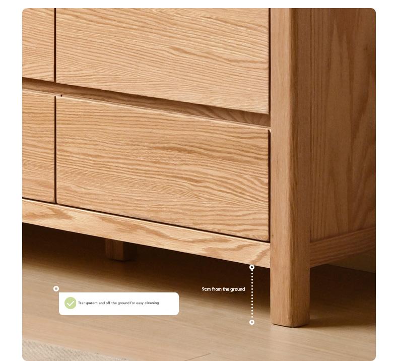 Oak solid wood cabinet  chest of drawers)