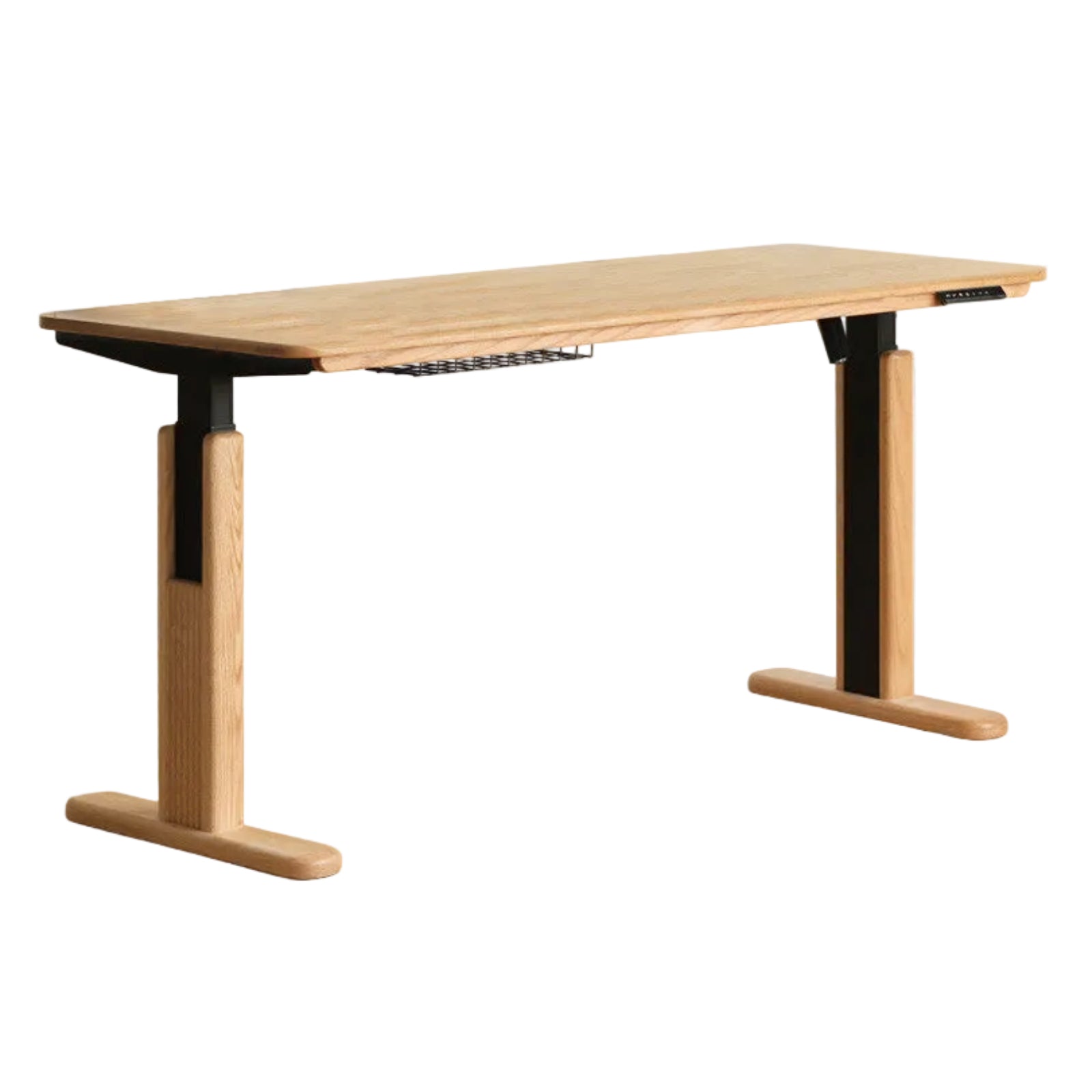 Oak, Ash Solid Wood Electric Lift Desk