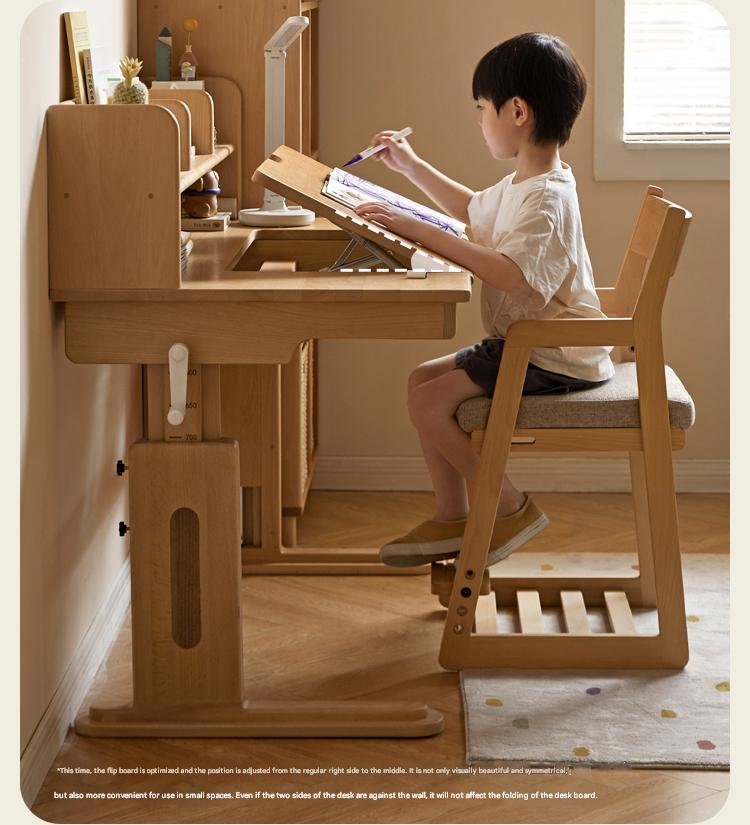 Beech Solid Wood Children's Study Table