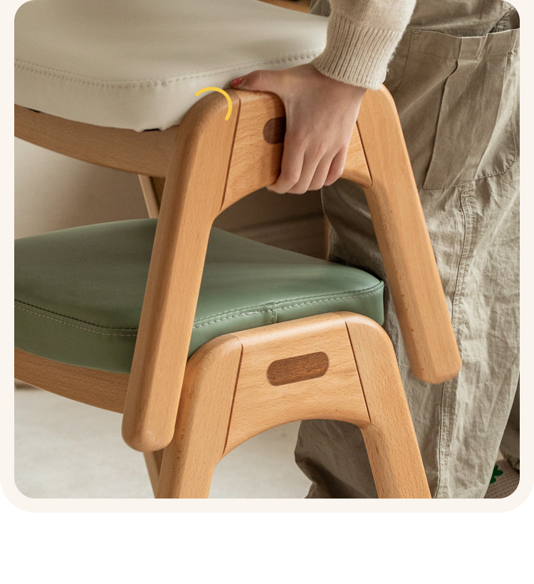 Beech Solid Wood Children's Stool