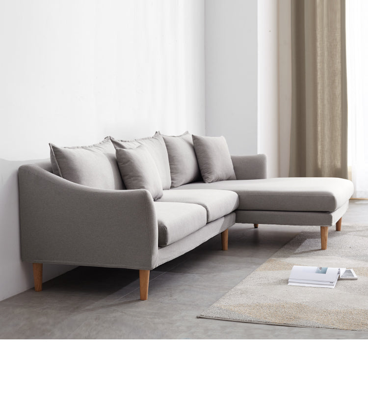 Fabric sofa Nordic modern simple corner