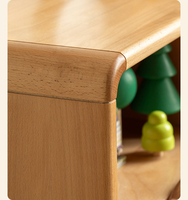 Beech Solid Wood Kids Nightstand