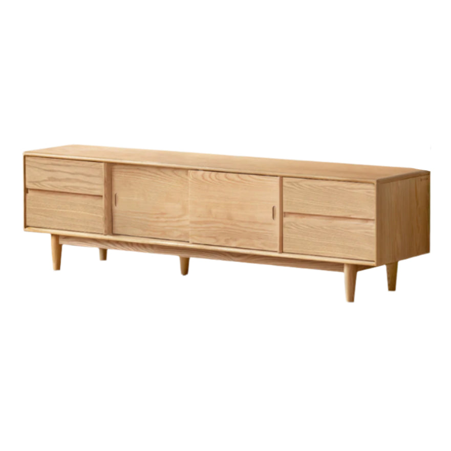 Ash Solid Wood Modern Style TV Stand.