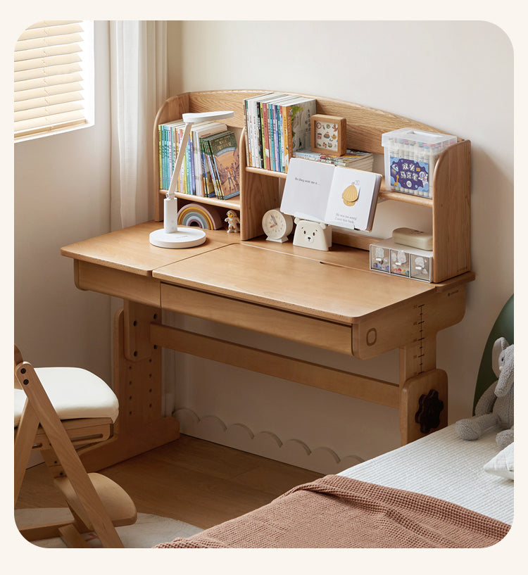 Beech solid wood children's study table