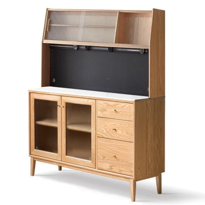 Oak solid wood Sideboard, Buffet cabinet :