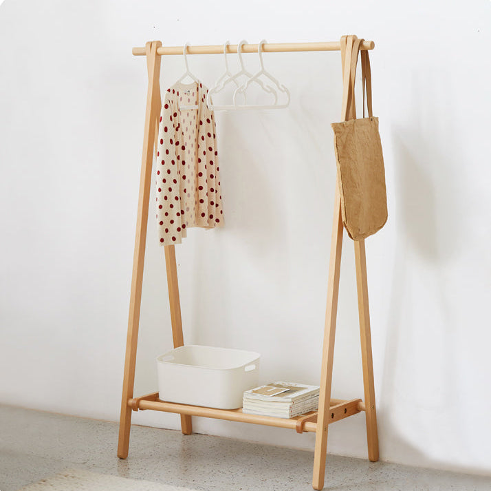Beech Solid Wood Clothes Rack