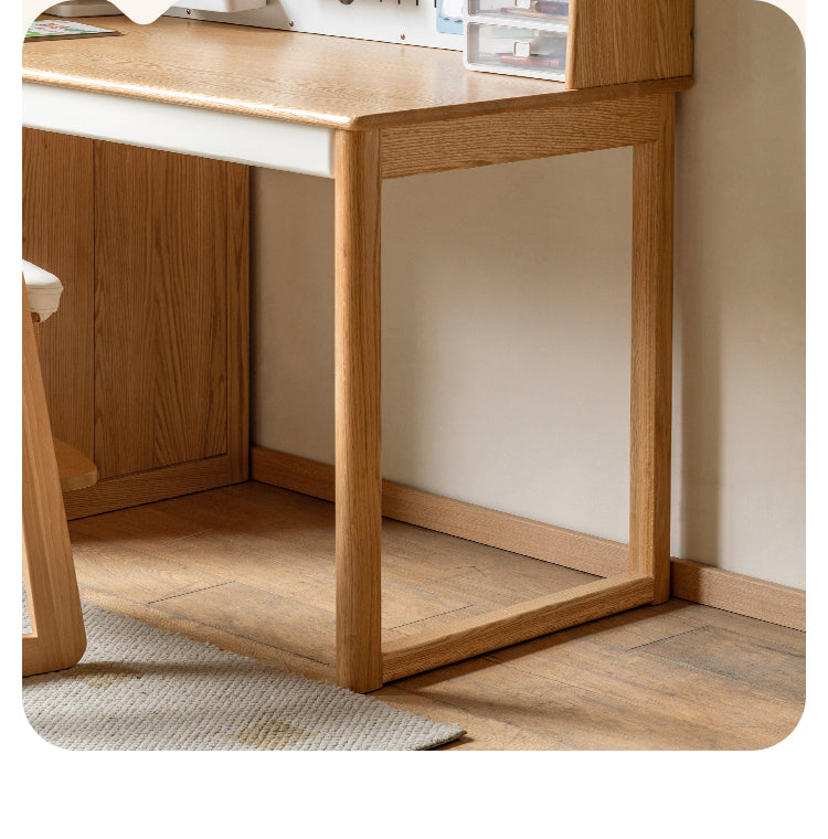 Oak solid wood modern children's study table