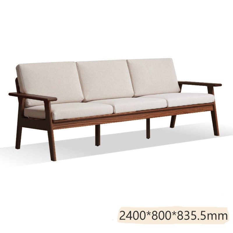 Sofa Oak solid wood walnut color-