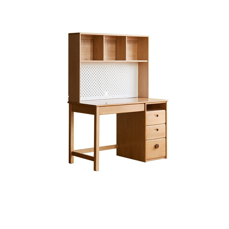 Combination simple children's desk Beech solid wood"
