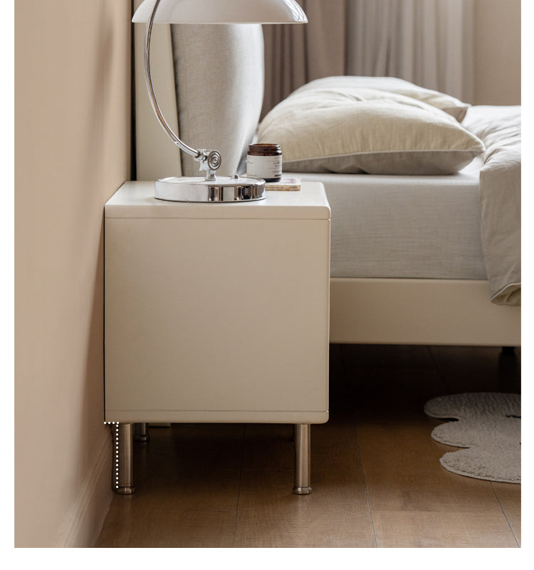 Beech Solid Wood Light Luxury Style Nightstand