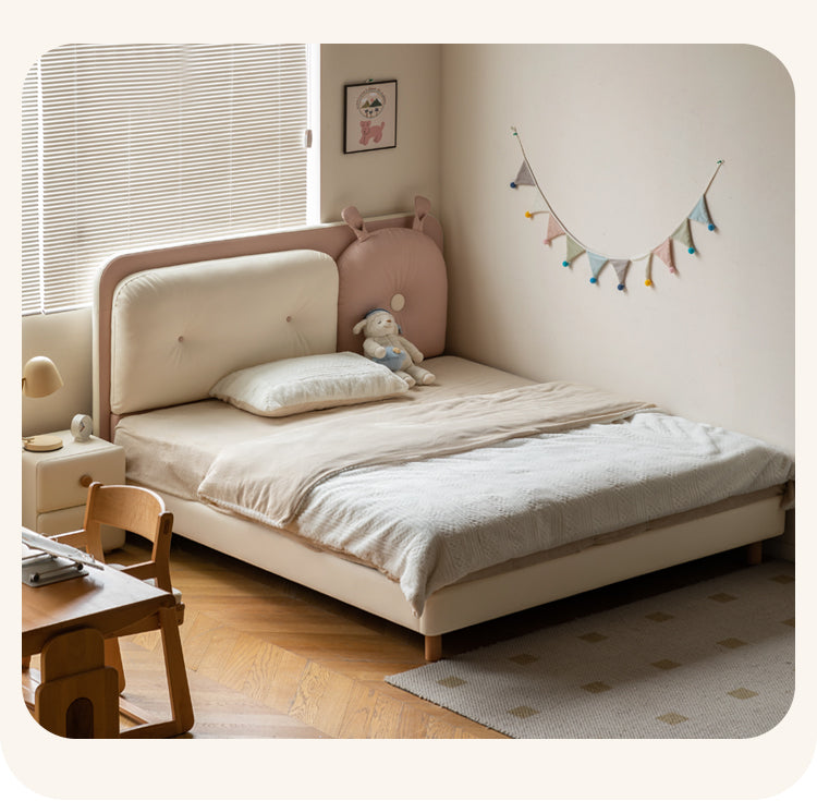 Organic Leather Children's Soft Rabbit Bed