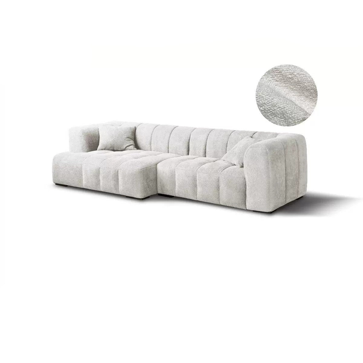 Lamb fleece fabric sofa)