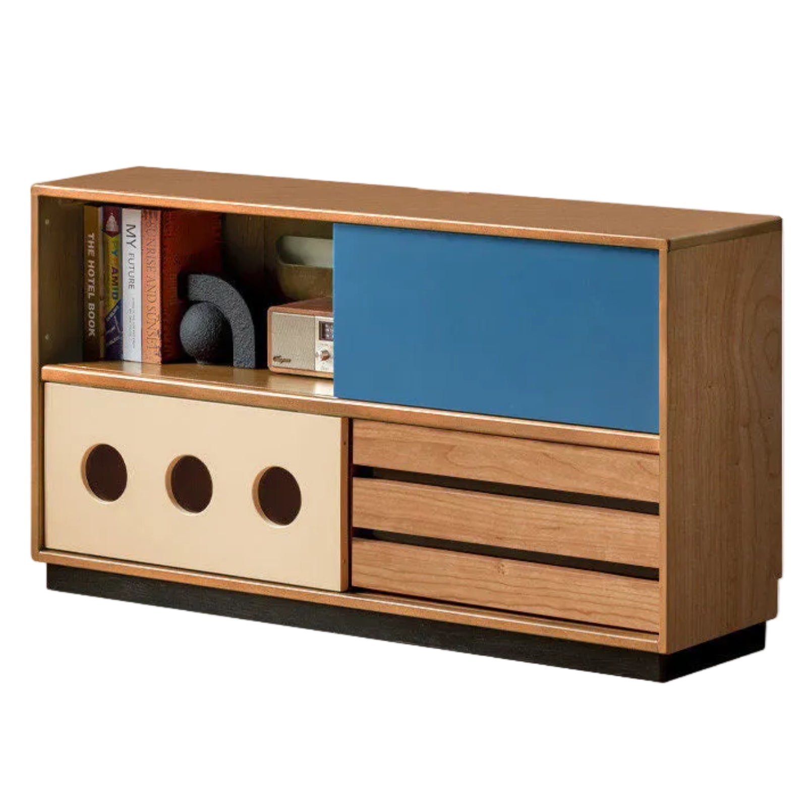 Tulipwood , Cherry Solid Wood Antique Style TV Cabinet.