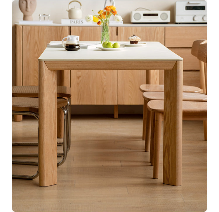 Oak Solid wood dining table rectangular "