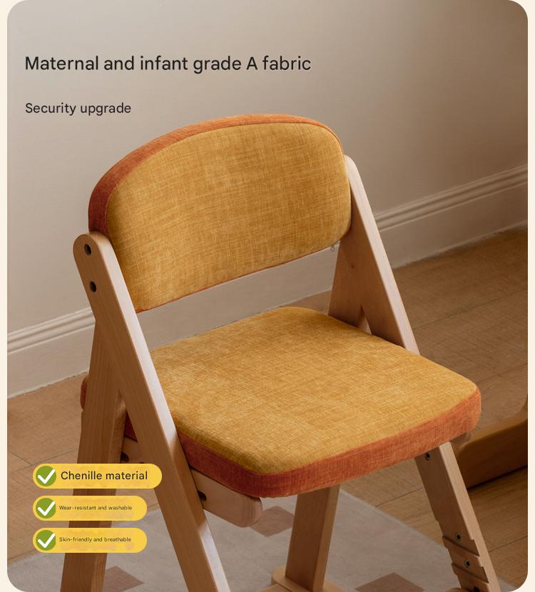 Beech Solid Wood Children's Study Chair