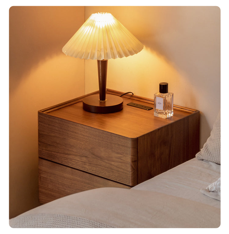 Black walnut, Ash solid wood nightstand