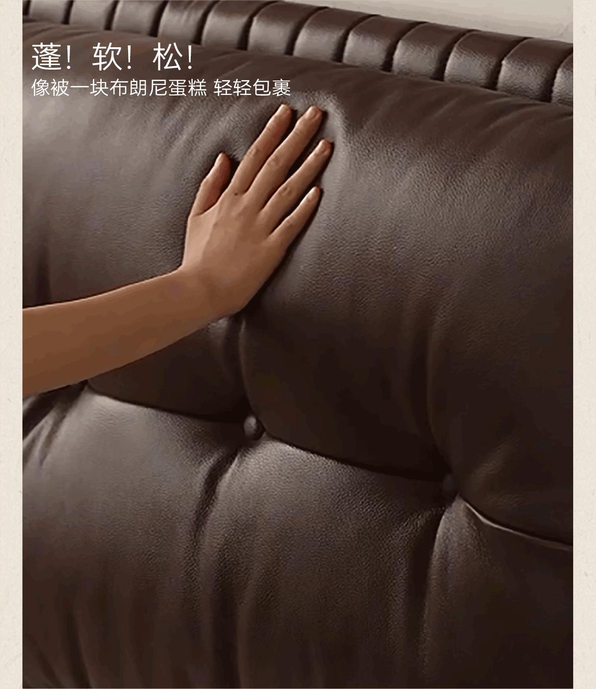 Ash solid wood Genuine Leather Tufted Wingback Bed with Extra Tall Headboard
