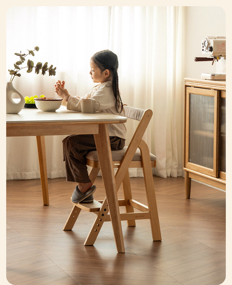 Beech Solid Wood Adjustable Kids Lift Chair