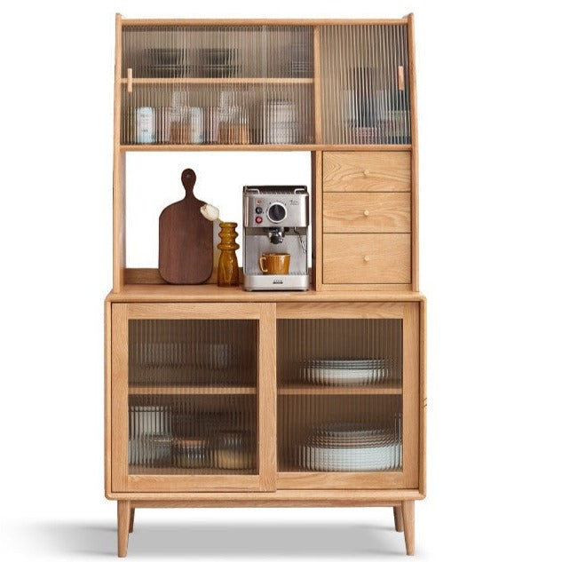 Oak solid wood Buffet cabinet, Sideboard :