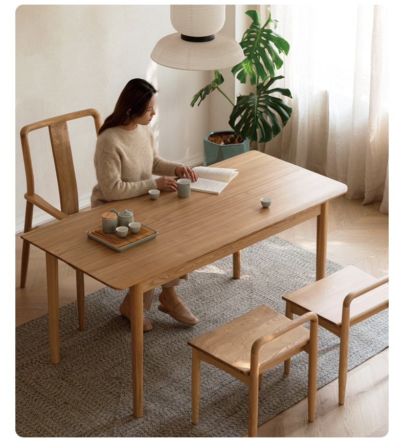 Ash, Oak solid wood small tea table