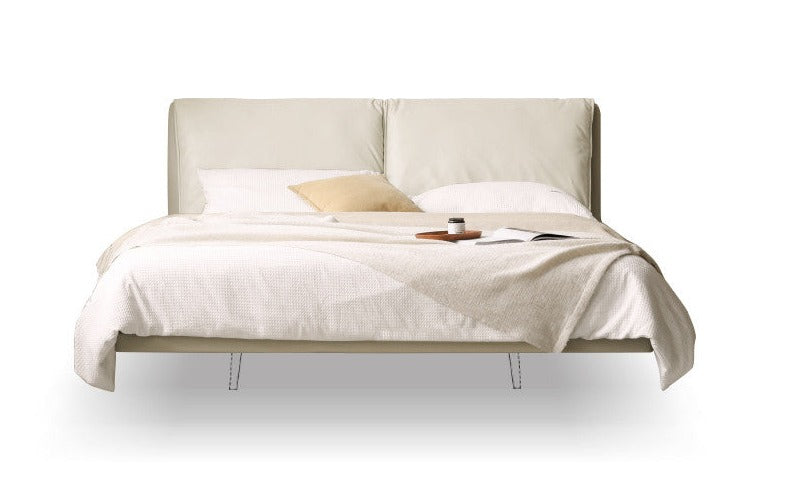Suspension technology fabric.bed,leather bed with light"