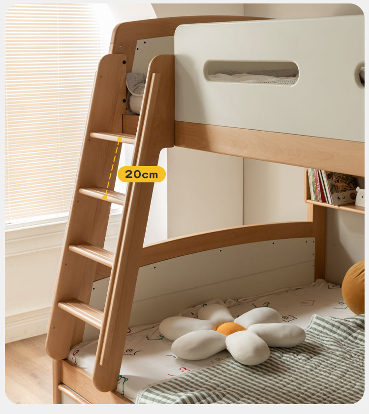 Poplar solid wood Children's multifunctional Bunk Bed.