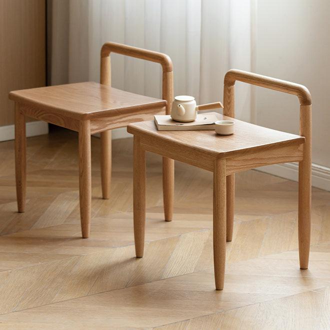 Ash, Oak Solid Wood Tea Chair: