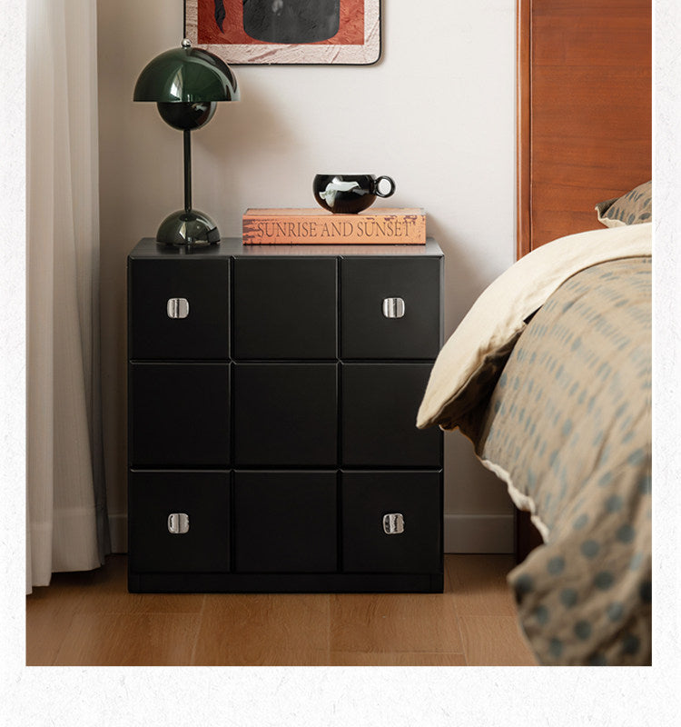 Solid RubberWood Retro Style Side Cabinets