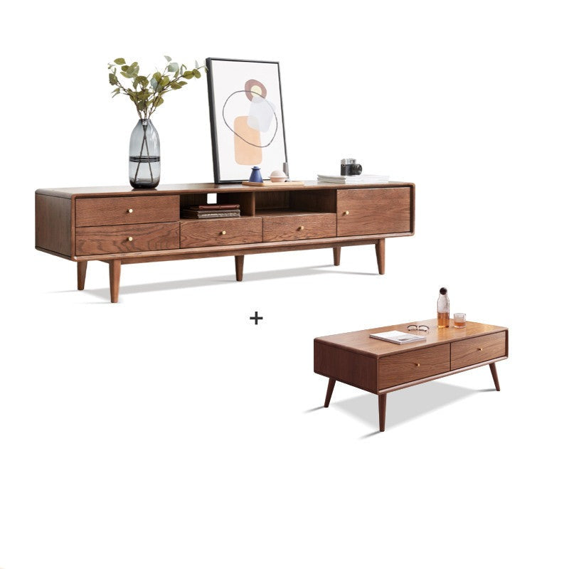 Jorgensen solid deals wood tv stand