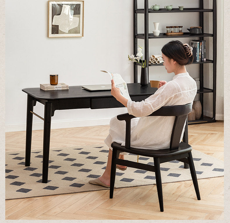 Oak Solid Wood Modern Simple Computer Desk