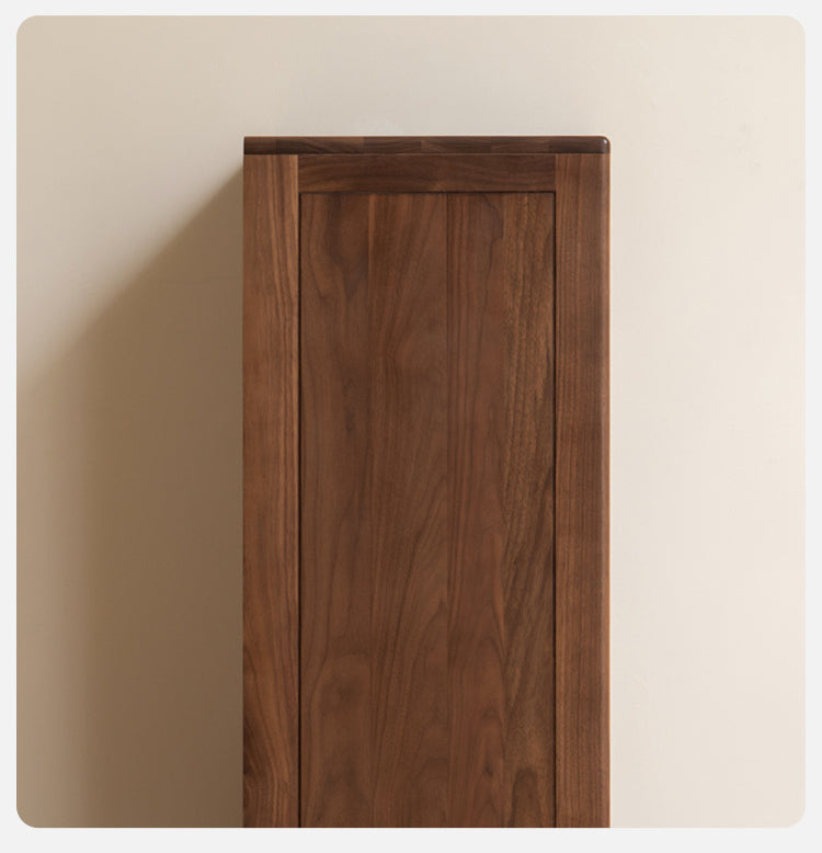 Black Walnut Solid Wood Cabinet Nordic chest of drawers"