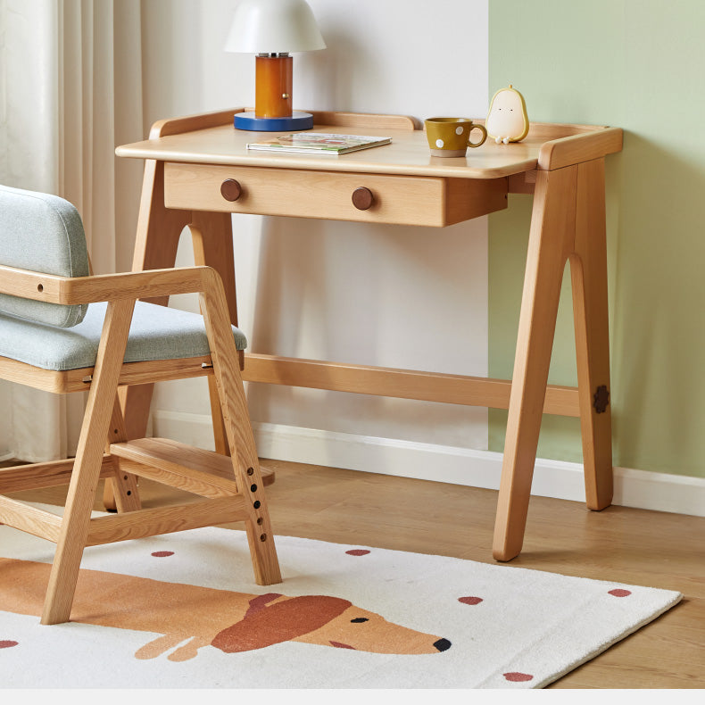 Beech pure Solid Wood Children's Study Table