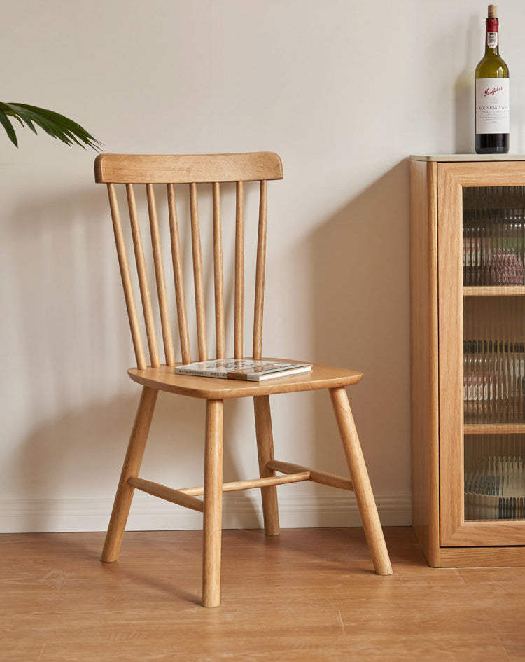 Set 4 pcs Solid RubberWood Modern Dining Chair