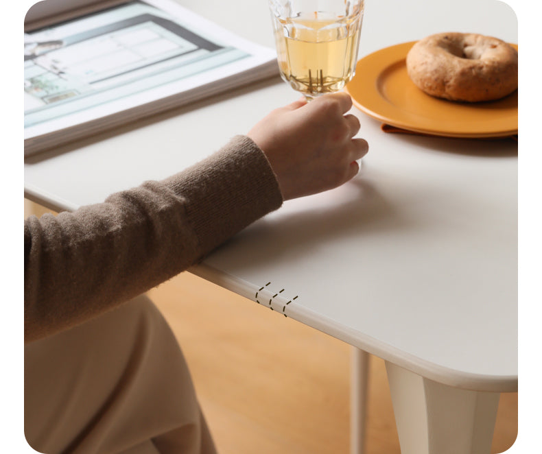 Rock Table French Cream Style Dining Table<