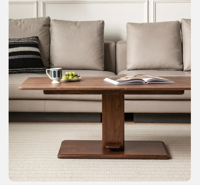Black Walnut /Oak lift coffee table+