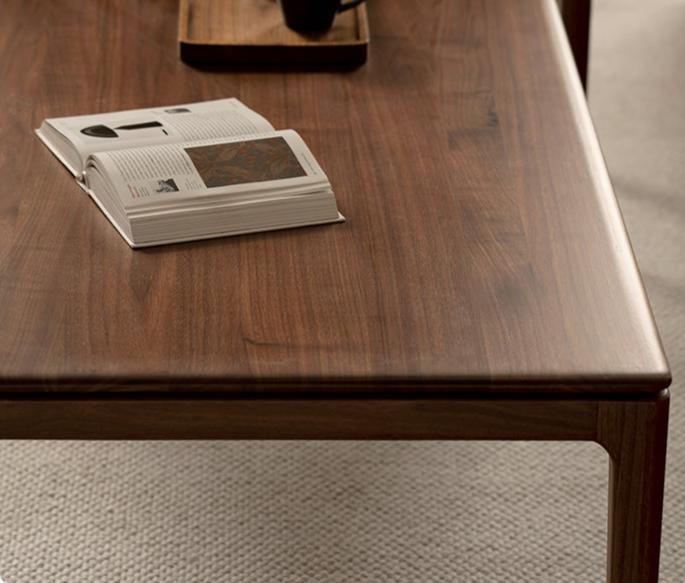 Black walnut, Ash, Oak solid wood combination coffee table