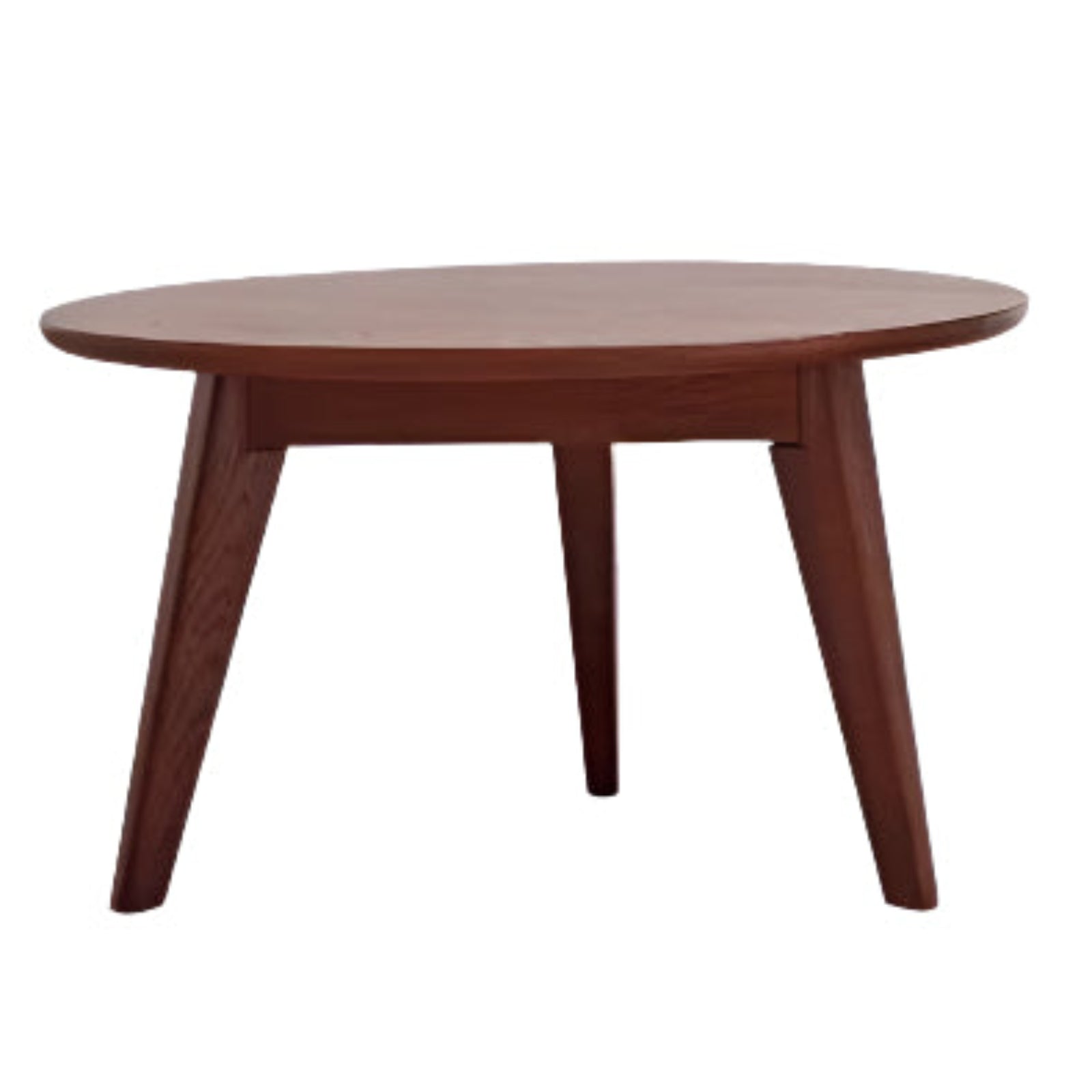 Oak, Solid Rubberwood Round Coffee Table Combination