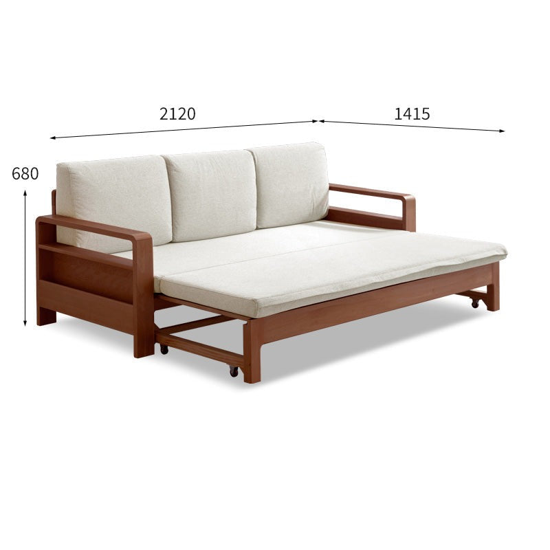 Oak, Beech solid wood Sleeper sofa*