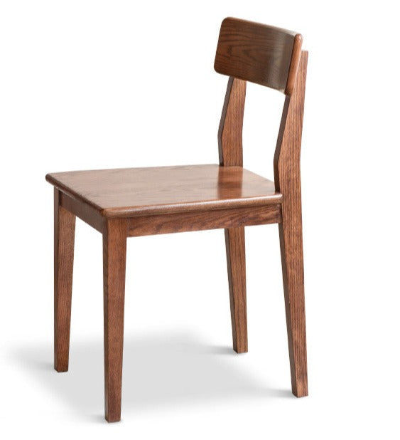 2 pcs set-Dining chair Oak,Black walnut solid wood-