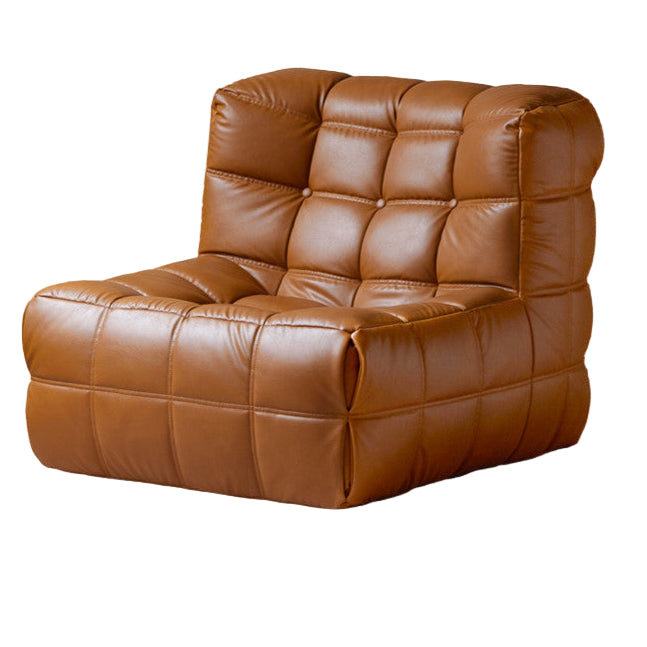 Ecological cloud leather lazy chair medieval style