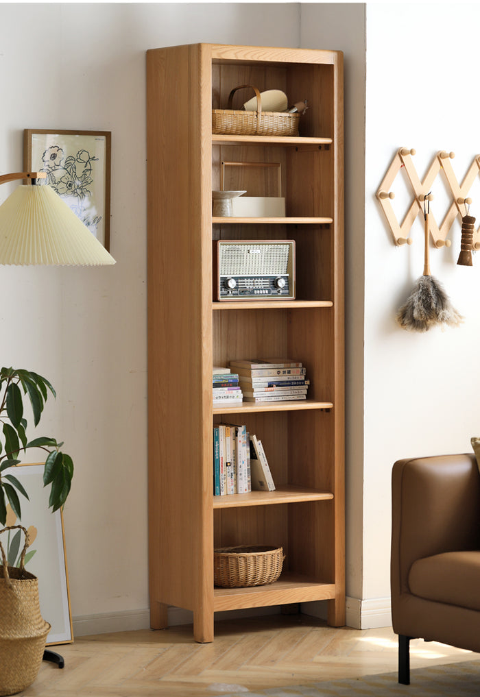 Combination bookcase Oak colid wood