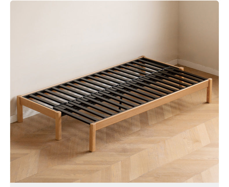 Oak solid wood sofa bed folding multi-functional telescopic