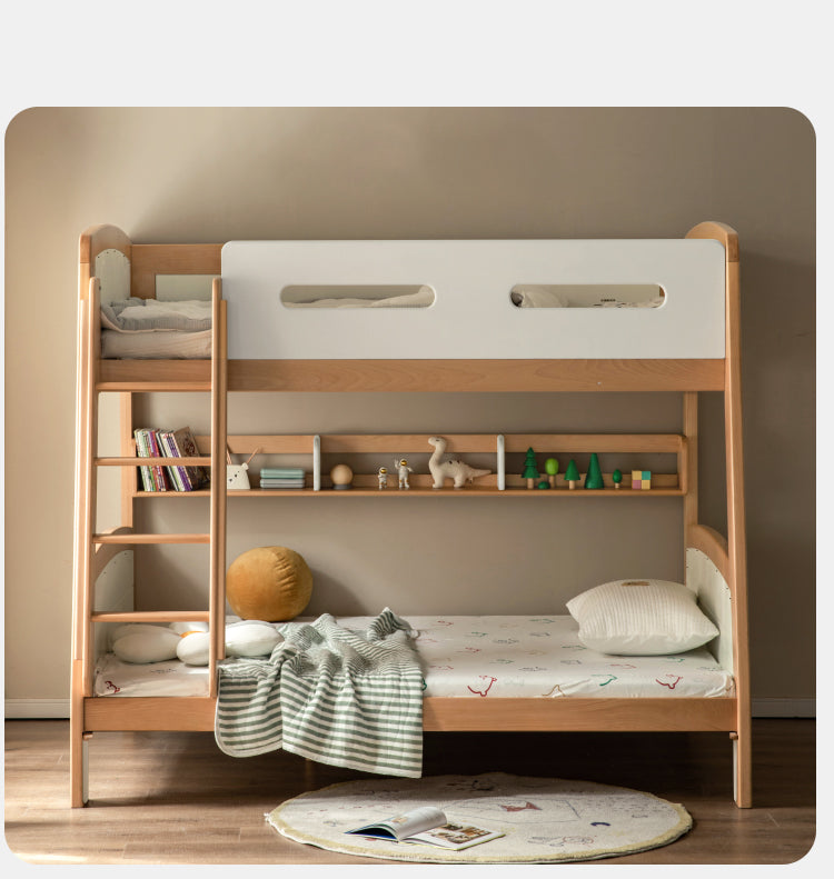 Poplar solid wood Children's multifunctional Bunk Bed.