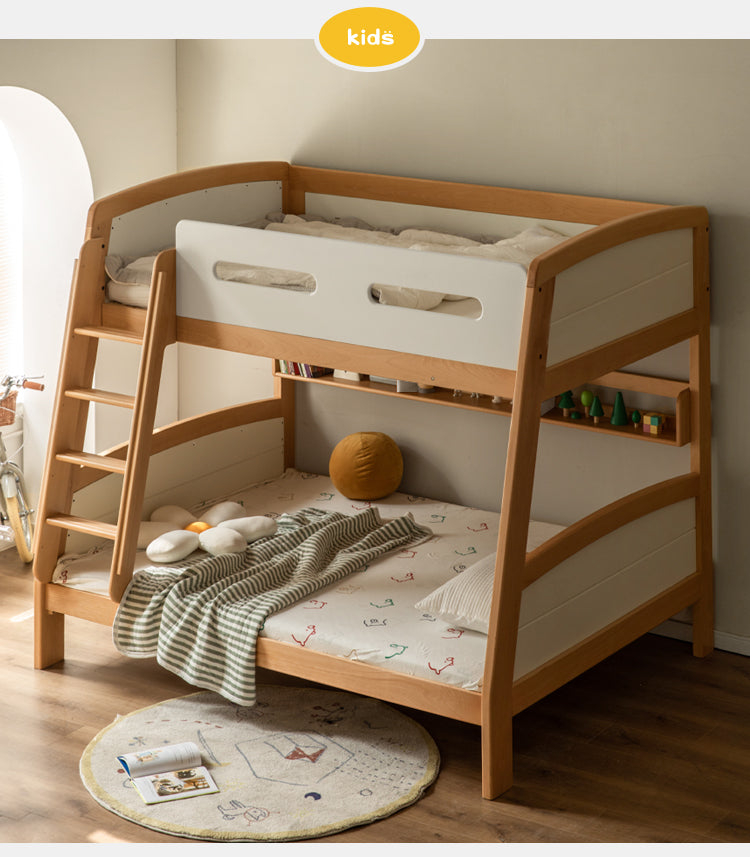 Poplar solid wood Children's multifunctional Bunk Bed.