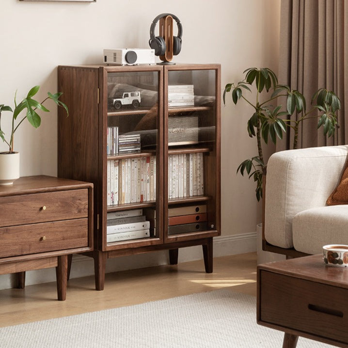 Black Walnut, Ash Dining Sideboard Solid Wood