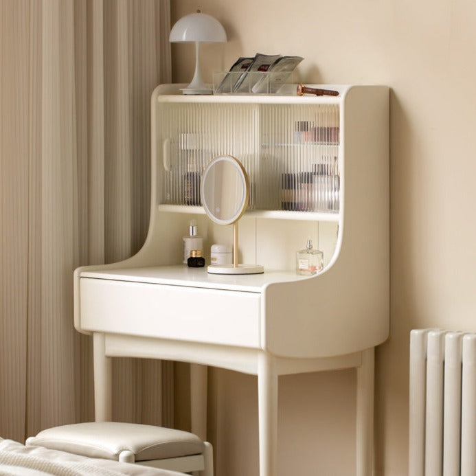 Ash Solid Wood Dressing Table Cream Style "